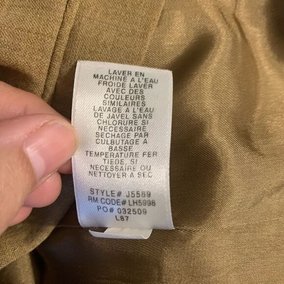 Laundry by Shelli Segal Tan Blazer Size 0 - Picture 8 of 8
